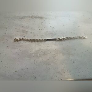 Pandora Sterling Silver ID Chain Bracelet (not engraved)